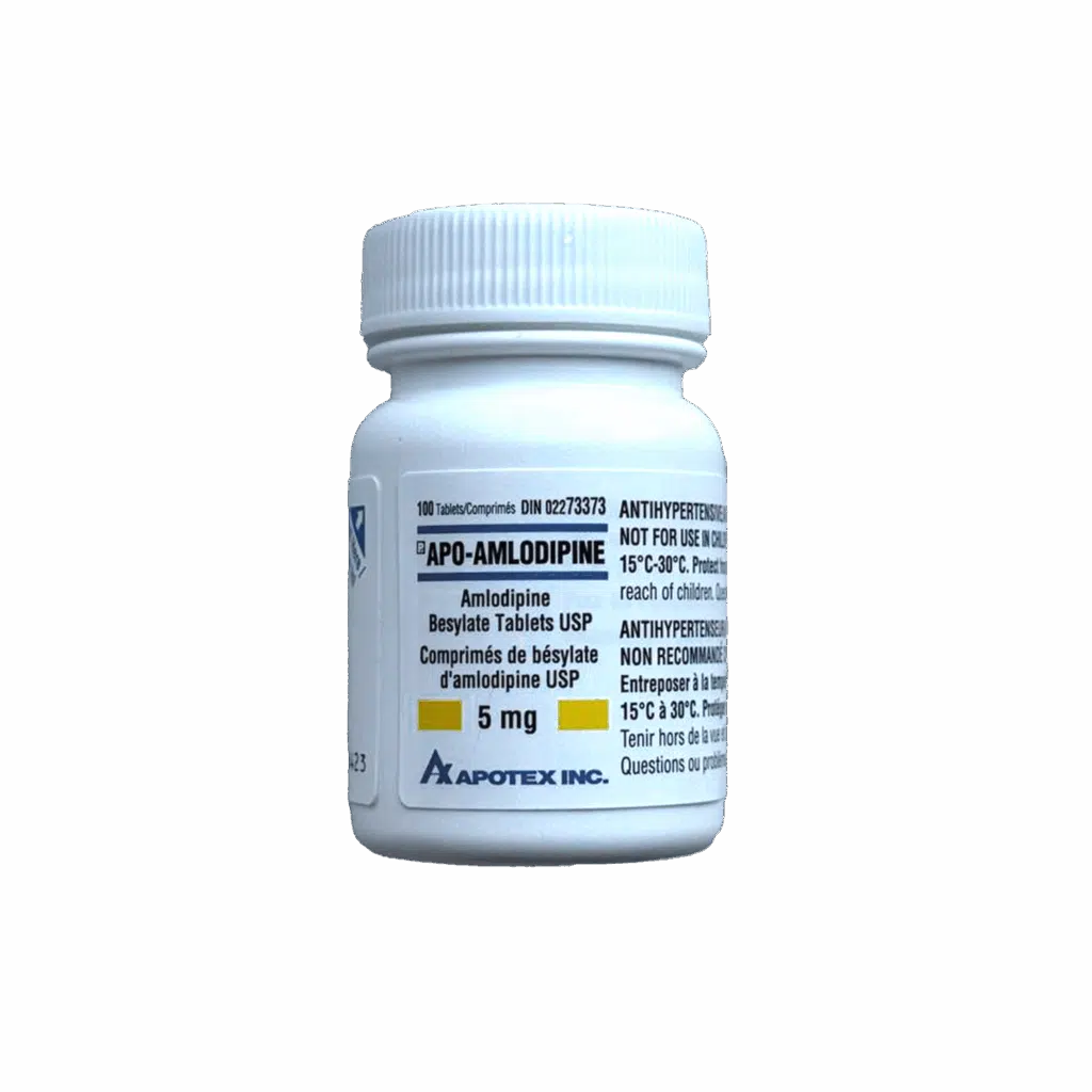 Amlodipine (Norvasc) 5mg x 100 | CANADA PHARMACEUTICAL GRADE