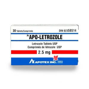 Letrozole 2.5mg x 30 – APO (anti estrogen)