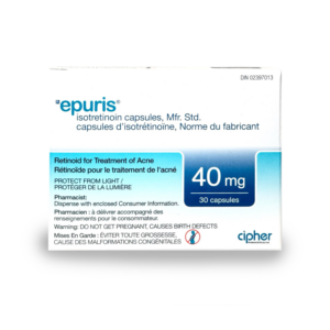 Epuris 40mg Retinoid Acne Treatment Accutane