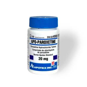 Paroxetine Paxil 20mg X 100 – APO (antidepressant) used also for treatment of premature ejaculation