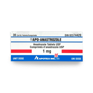 ANASTROZOLE (ARIMIDEX) 1MG X 30 | CANADA PHARMACEUTICAL GRADE [can be teva/apo etc]