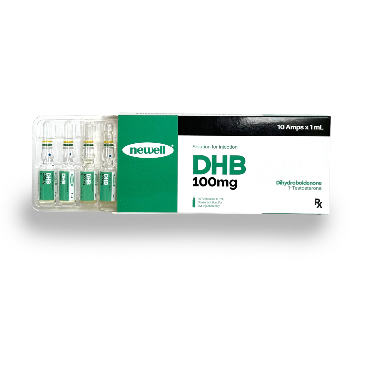 DIHYDROBOLDENONE 100MG NEWELL 10 X 1ML AMPOULES