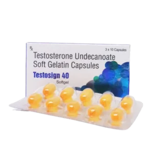 TESTOSIGN (Testosterone Undecanoate) 40mg X 30 | INDIA PHARMACEUTICAL GRADE